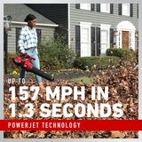 60V MAX* 157 mph Brushless Leaf Blower with 4.0Ah Battery