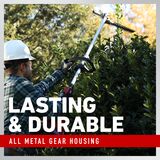 Lasting and durable all metal gear housing