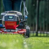 Toro 60V Battery Mower Cutting Grass