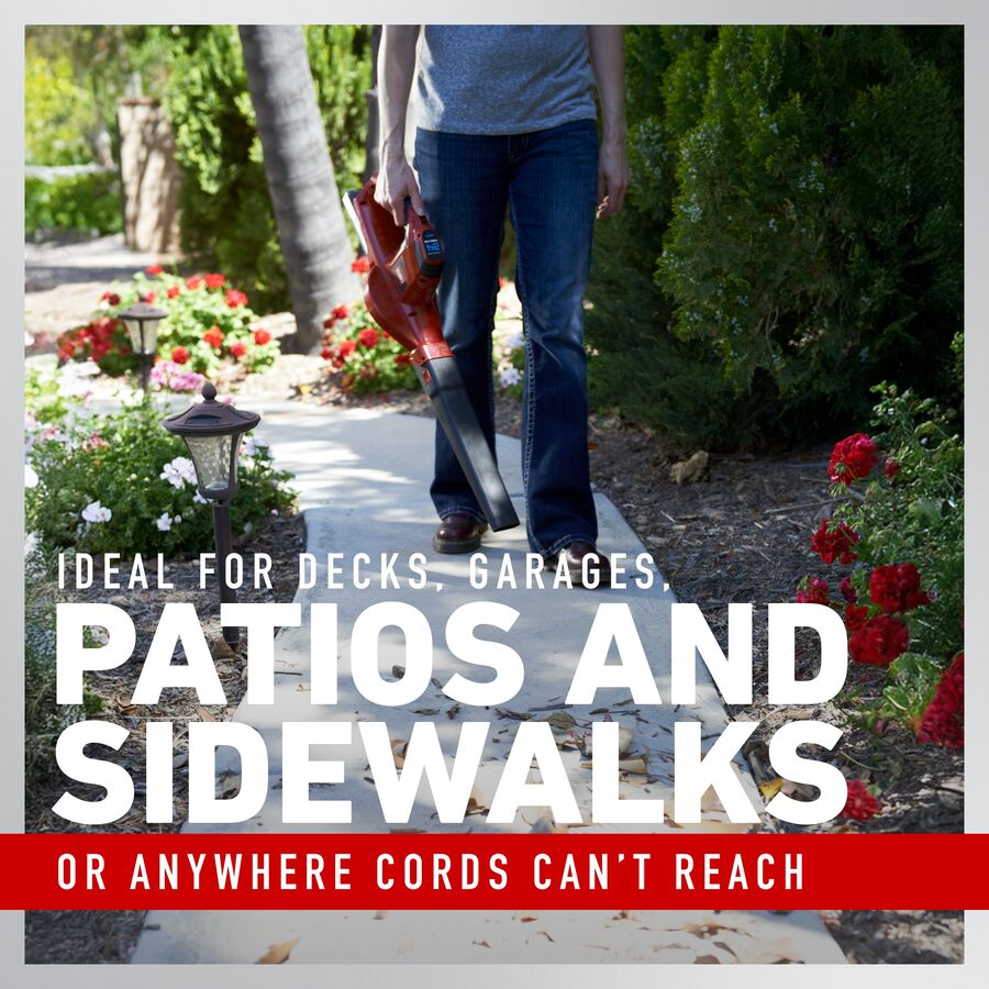 Ideal for decks, garages, patios and sidewalks or anywhere cords can't reach