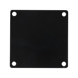 BASE PLATE, FLOOR, PEDESTAL MOUNT [BLACK]