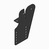 20009+ Nissan Frontier Driver Side Push Beam Support Plate