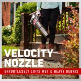 Velocity Nozzle - Effortlessly Lifts Wet and Heavy Debris