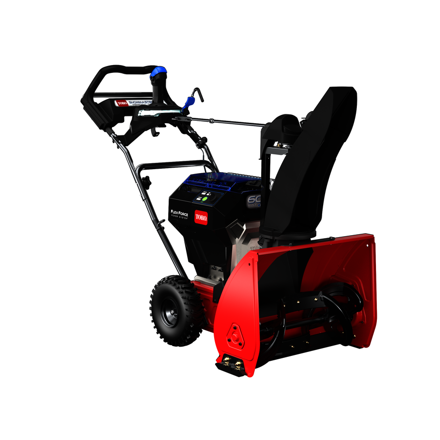 24 in. (61 cm) SnowMaster® 60V Snow Blower with (1) 10Ah and (1) 5Ah  Battery and Charger.