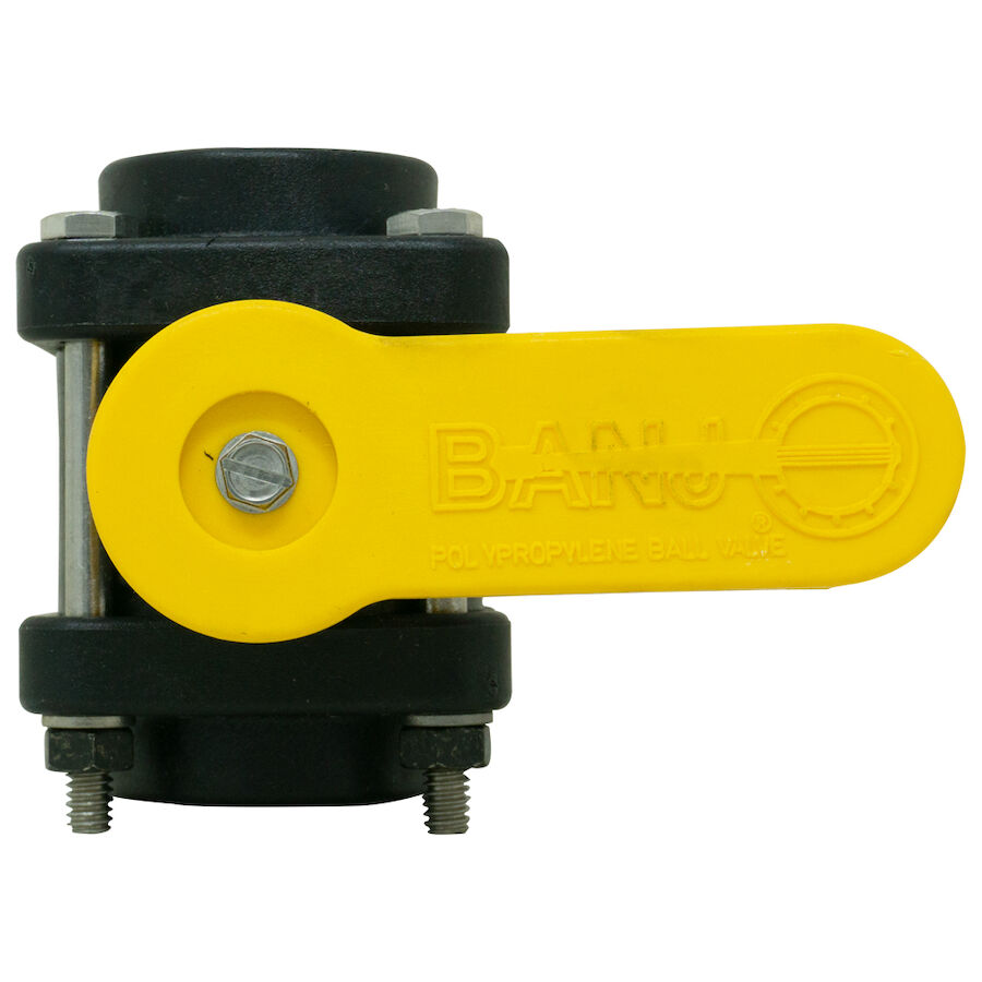 1/2 NPT x 1/2 NPT Poly Ball Valve