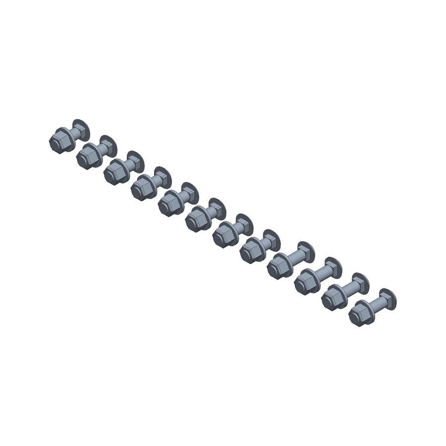 Cutting Edge Bolt Kit 9'2" TEV 