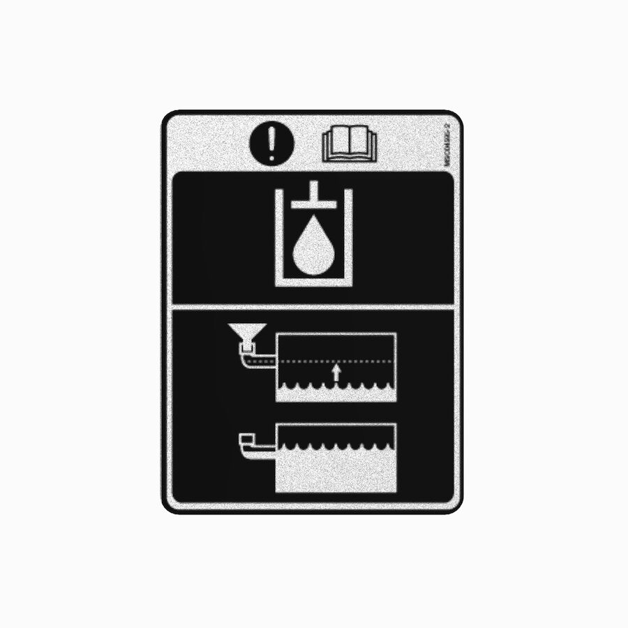 Hydraulic Fluid Fill Decal
