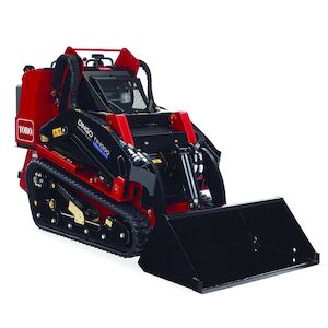 TX 1000 Narrow track loader with a bucket