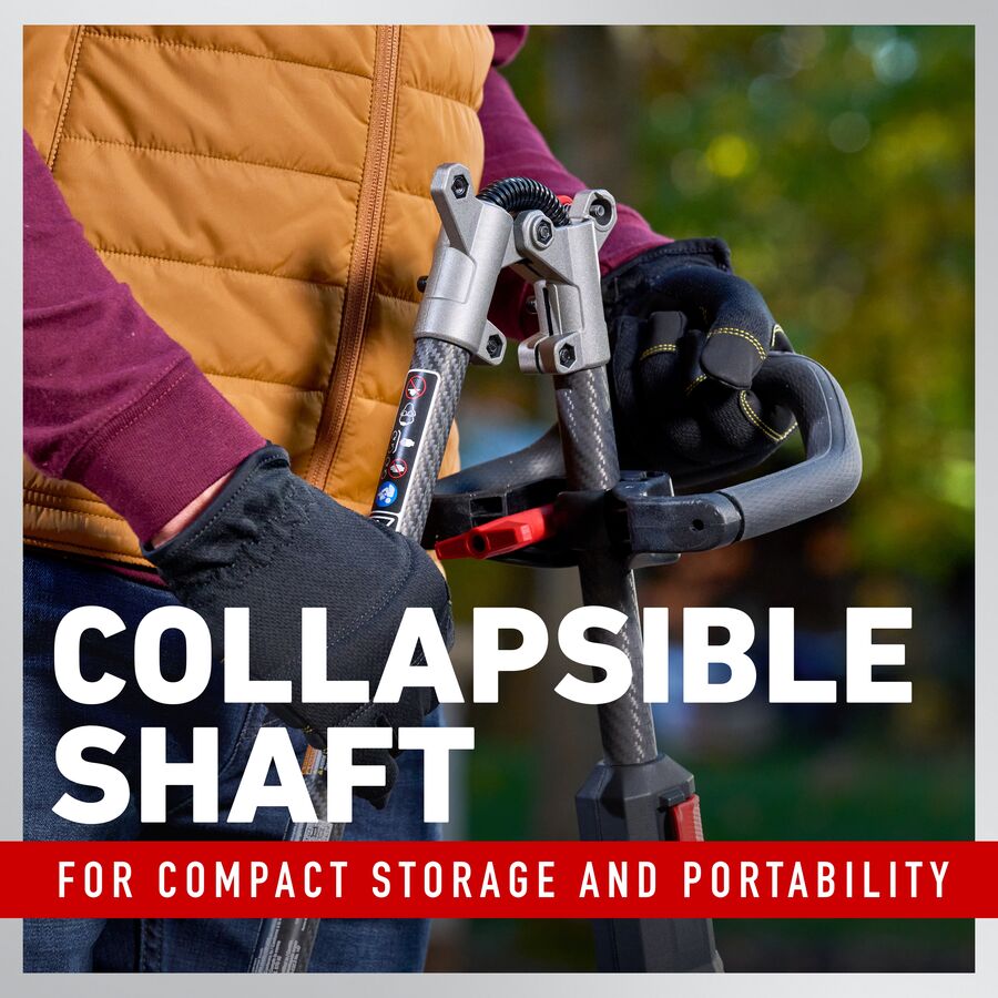 Collapsible Shaft for compact storage and portability