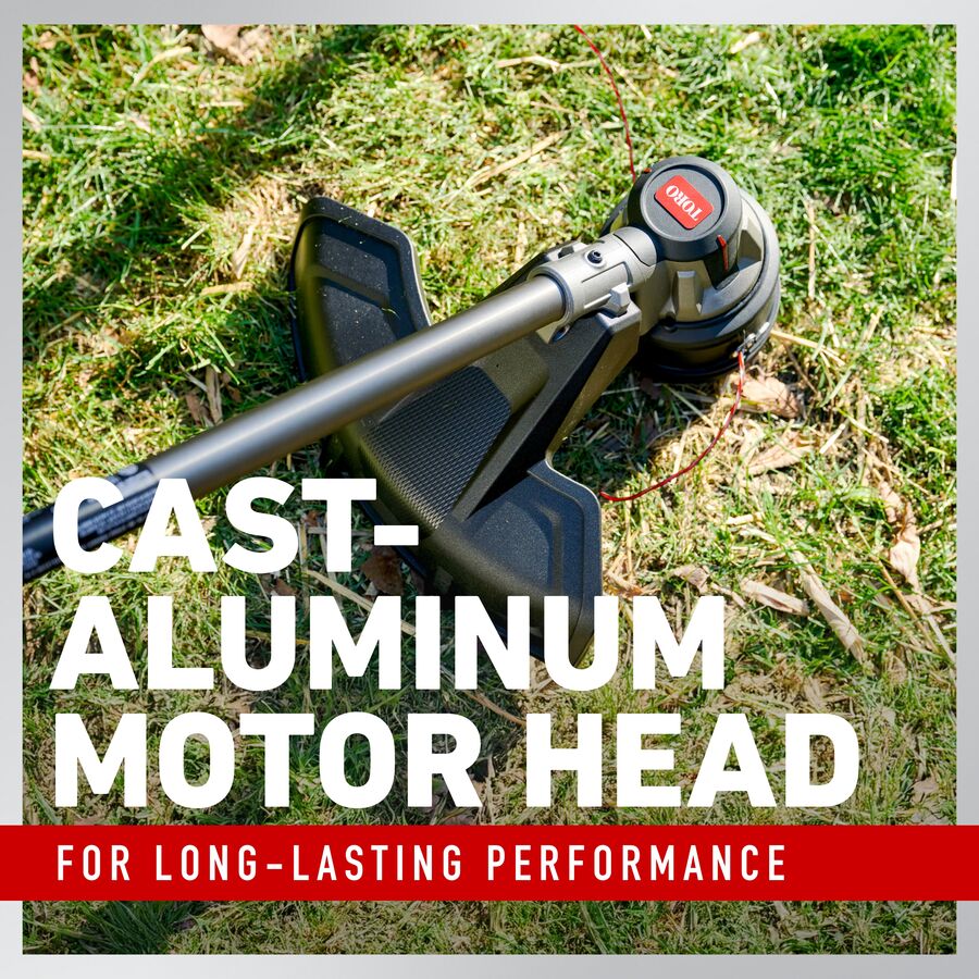 Cast-aluminum motor head for long-lasting performance