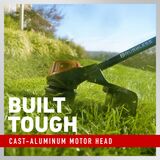 Built tough cast-aluminum motor heard