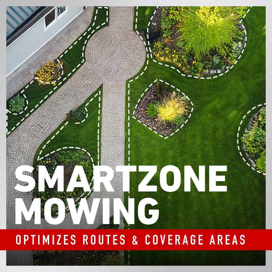 Smartzone Mowing - Optimizes routes and coverage areas