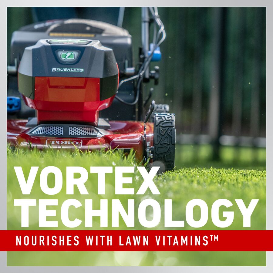 Vortex Technology nourishes with Lawn Vitamins