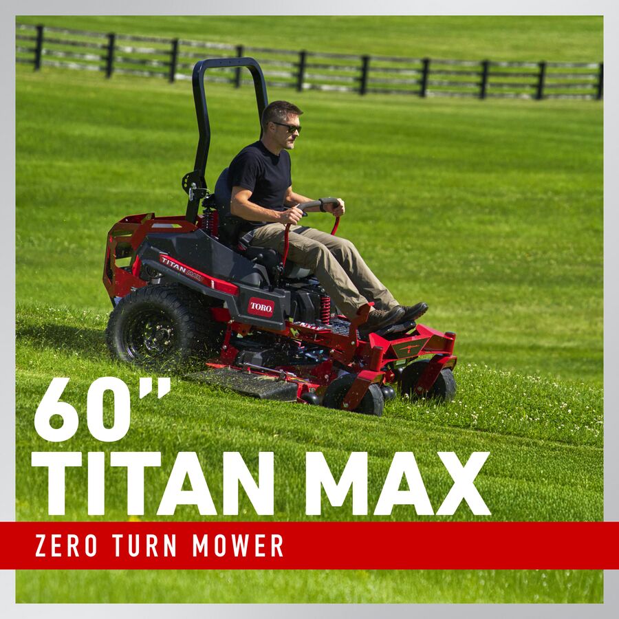60 inch TITAN MAX Zero Turn Mower