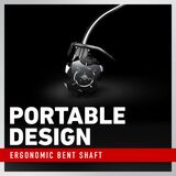 Portable design with ergonomic bent shaft