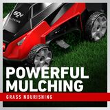 Powerful mulching - grass nourshing