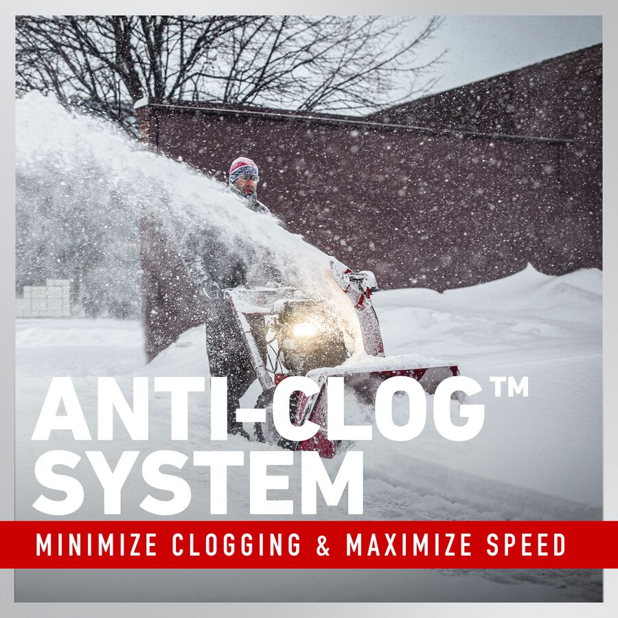 Anti-Clog System - minimize clogging and maximize speed