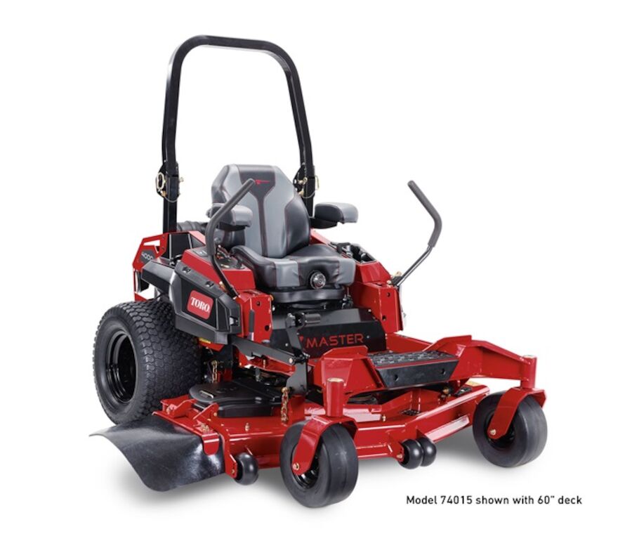 4000 Series Z Master Mower with levers open - 34 degree right view