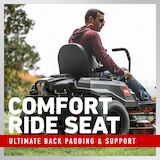 Comfort Ride Seat - Ultimate Back Padding and Support