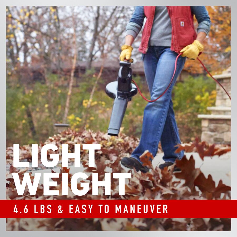 Light weight - 4.6 lbs and easy to maneuver